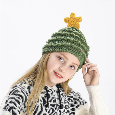 Christmas Tree Winter Warm Knitted Hat