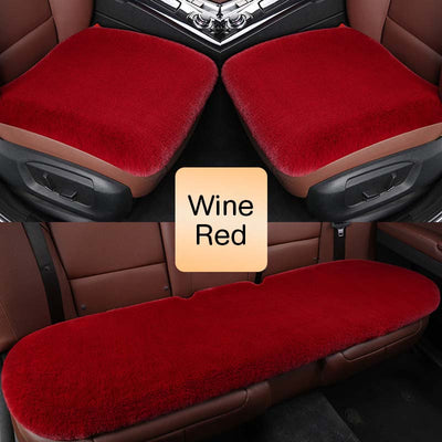 Plush Car Seat Cushion