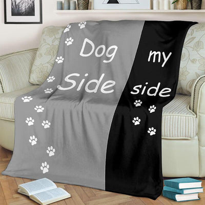 Dog Side My Side Premium Blanket