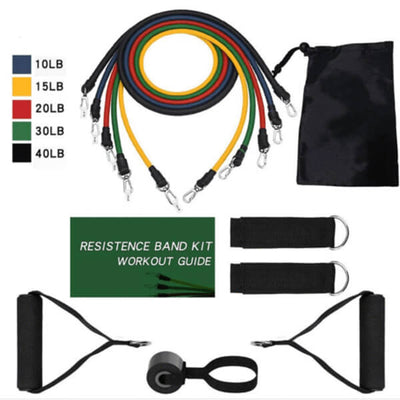 Exercise Resistance Bands (11-piece set)