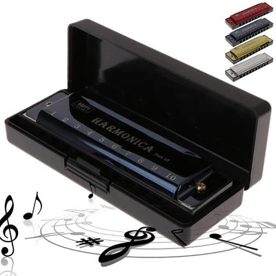 Professional Harmonica in C Key with Case